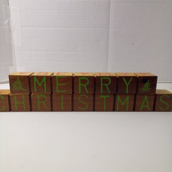 Handmade Wood Mantel Piece Christmas Easter Valentine Welcome Country Decor - Picture 6 of 10